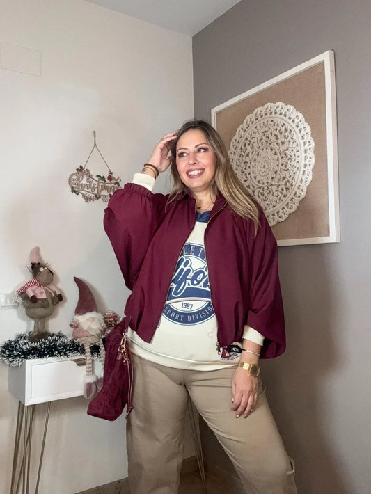 Bomber abullanada Elegante (2 colores)