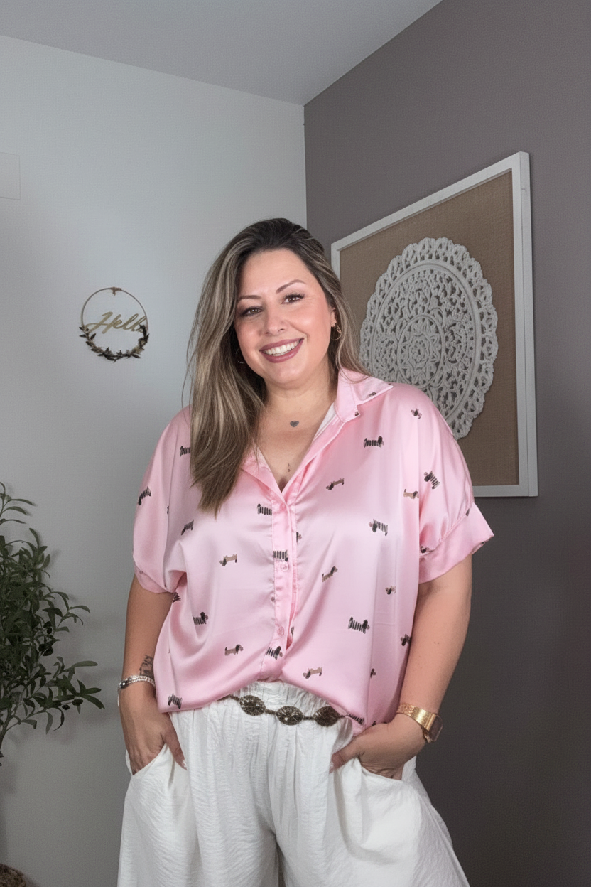 Camisa rosa - foto 3