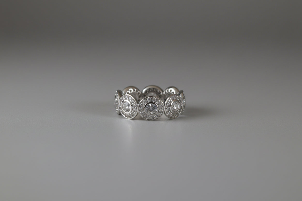 Anillo Inspiración Swarovski Ajustable