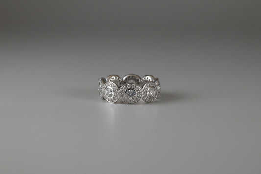 Anillo Inspiración Swarovski Ajustable