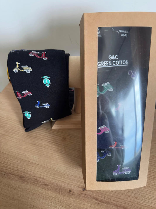 Pack Calcetines Estampado Vespa Colores Talla 40-46