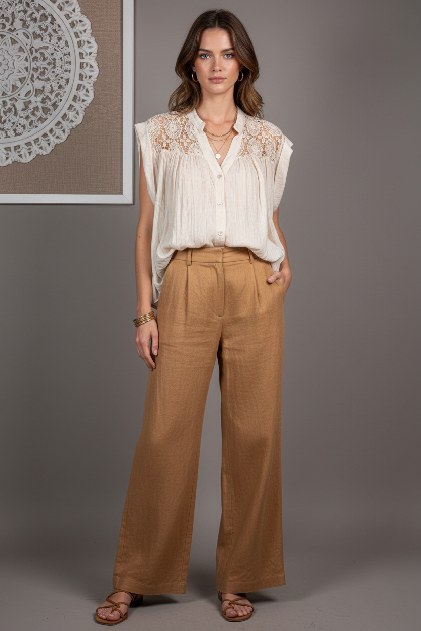 Modelo talla 40 sin mangas