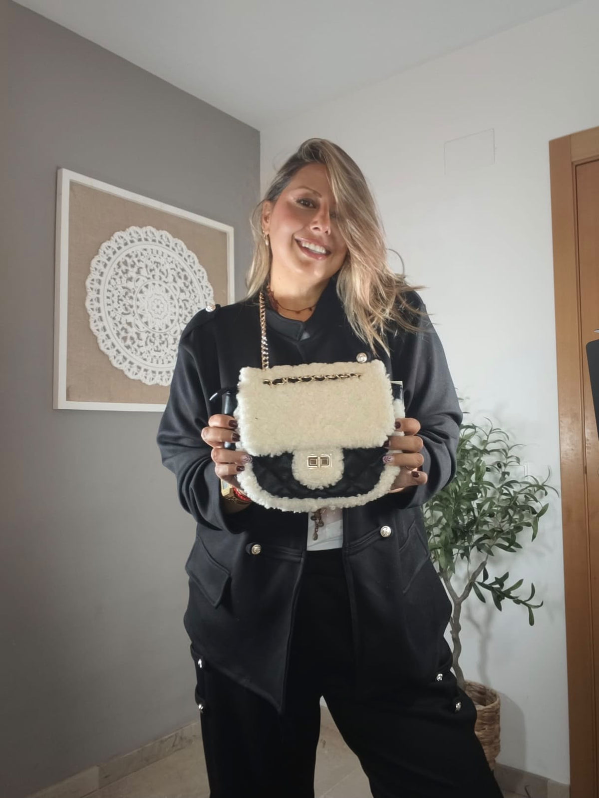 Bolso de borreguito