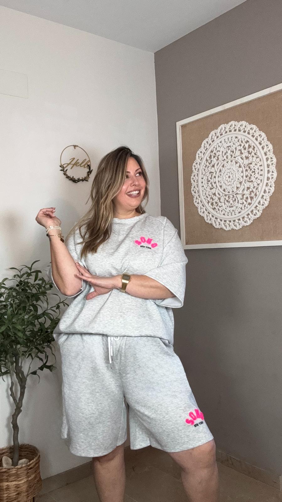 Conjunto Boho Soho New York Gris