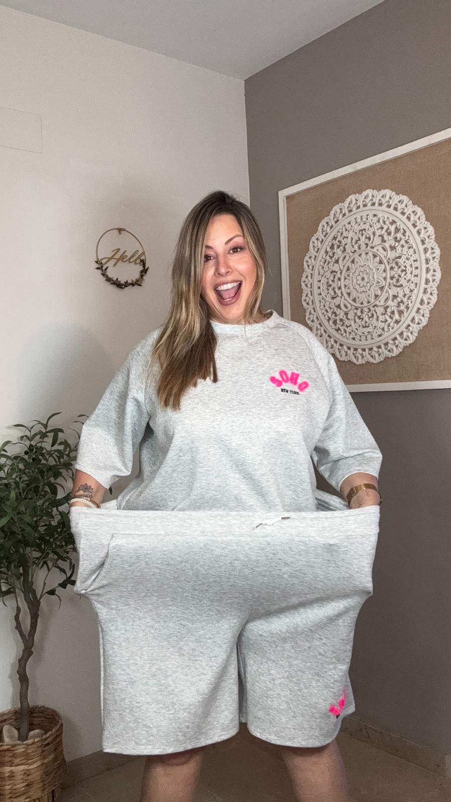 Conjunto Boho Soho New York Gris