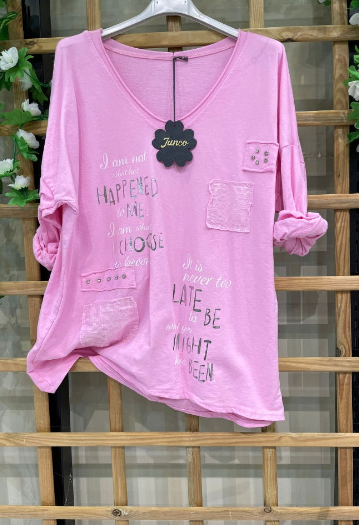 Camiseta Manga Larga Happened to Me (6 colores)