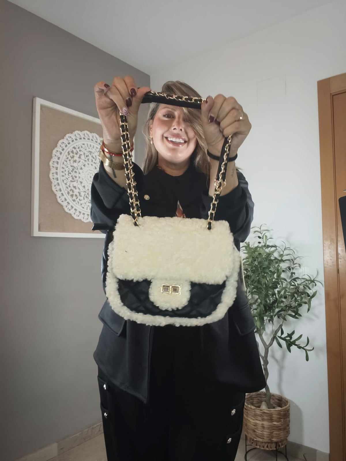 Bolso de borreguito