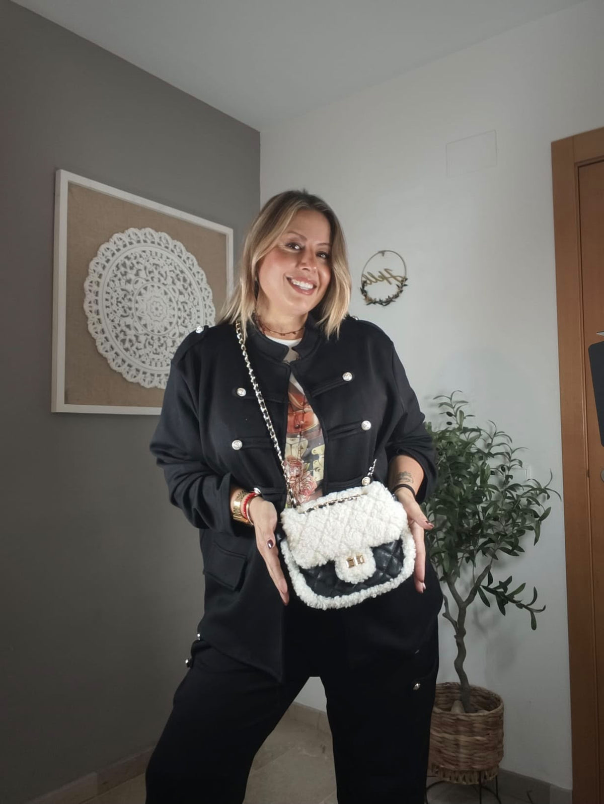 Bolso de borreguito