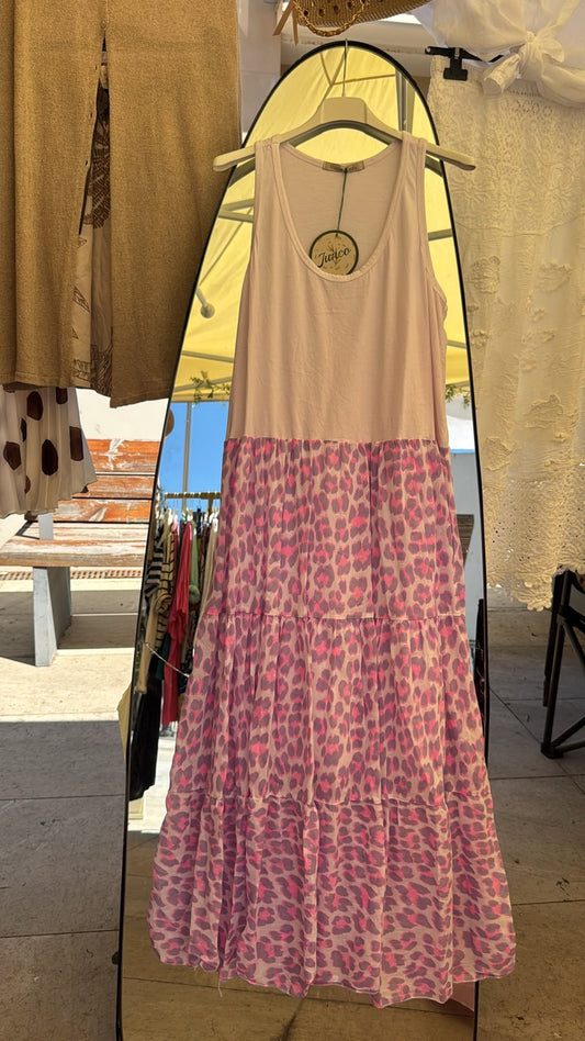 Vestido animal print