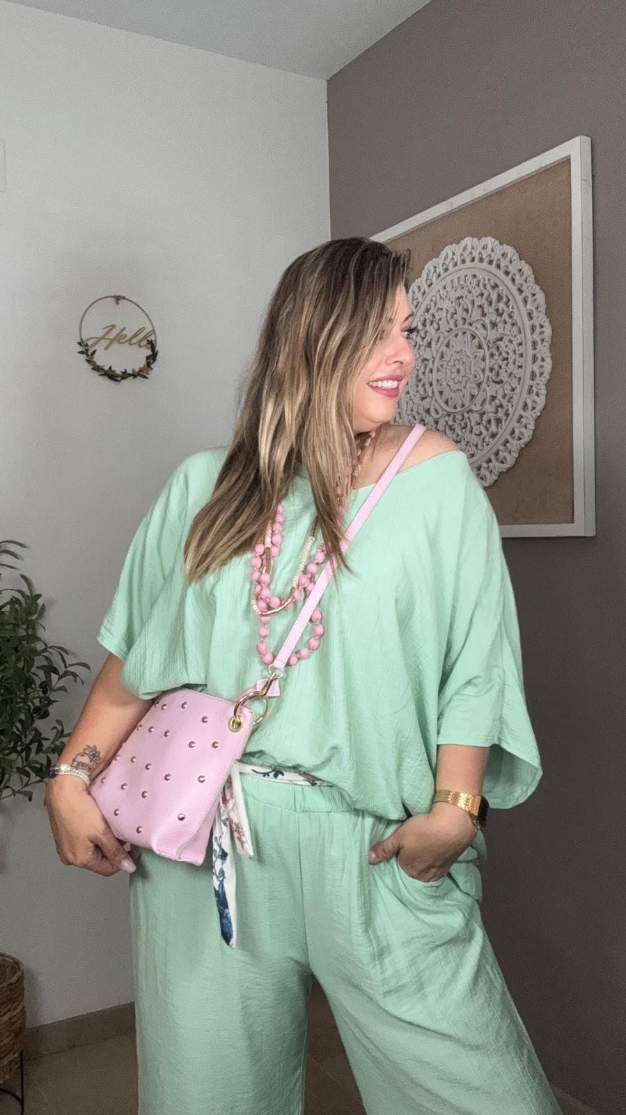Bolso de Piel con Tachuelas (2 colores)